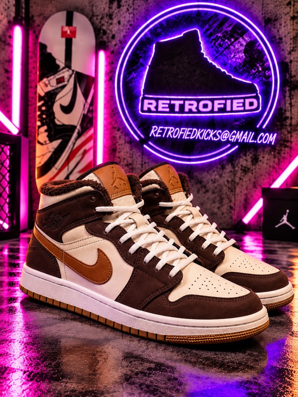 Air Jordan 1 Mid - Oatmeal